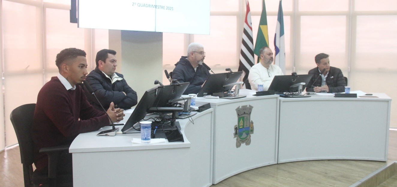 Audiência Pública de Finanças e Orçamento 2º Quadrimestre de 2025 é realizada na Câmara.