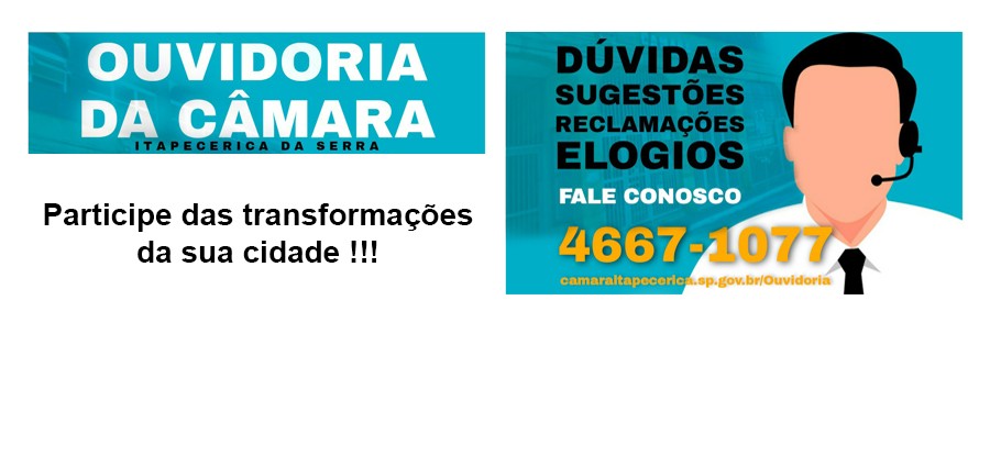 A população tem um canal aberto para se comunicar com o Poder Legislativo.